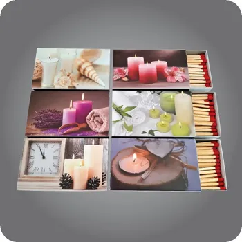 Zápalky Mr.FIRE dlouhé zápalky 95 mm / 45 ks, 6 motivů SVÍČKY