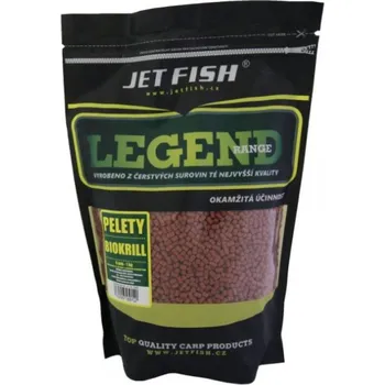 Pelety JetFish Legend Range 4mm 1kg Ančovička