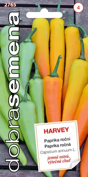 Semeno Dobrá semena Harvey paprika roční jemně ostrá 40 ks