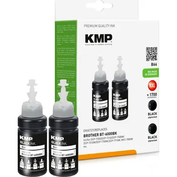 KMP B66 - Brother BT-6000BK - černá inkoustová náplň KMP