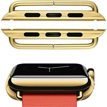 Materiál na výrobu šperku Zlaté Konektory 316L pro Apple hodinky 38-44mm - 2Ks - 42-44mm