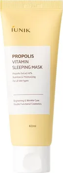 Pleťová maska iUNIK Propolis Vitamin Sleeping Mask 60 ml