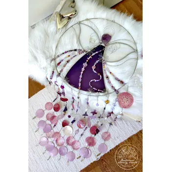 Andělská zvonkohra Tiffany Očistná moc 40x110cm KřídlAndělů