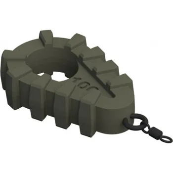 Rybářský háček Koncová Zátěž Suretti Grip s Očkem a Obratlíkem Hmotnost 140gr