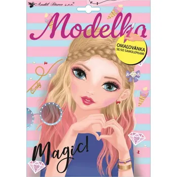 omalovánky Anděl Přerov Omalovánky A4 + samolepky modelka