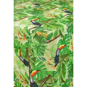ubrus Ubrus PVC návin 20 m x 140 cm jungle s tukany 7741510