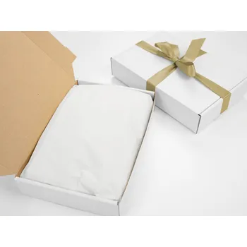 Balící papír 240 ks - Hedvábný papír 500x750 bílý