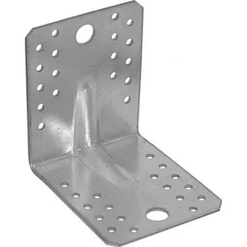 Úhloměr Úhelník s prolisem KPL2 105x105x90x2,0 mm (zinkovaný plech)