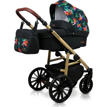 Kočárek Kombinovaný kočárek Raf-pol ASPERO ALU 2024 Tropical Flowers