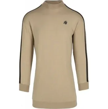 Dámská mikina Gorilla Wear Isabella Mikino-šaty hráškově zelené - S + Sleva 3 % pro registrované