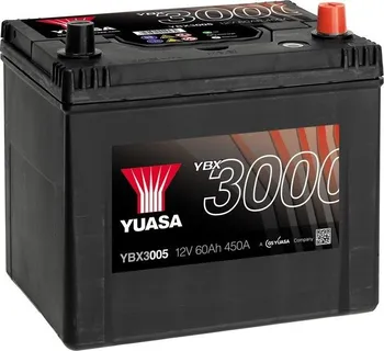 Autobaterie Yuasa YBX3005 12V 60Ah 500A
