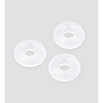 Materiál na výrobu šperku Gumové protiskluzové zarážky - Mezikusy - 1Ks+B - 3,5/1mm / 1Ks