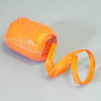 Rafia stuha vajíčko 12,5mm/20m oranž
