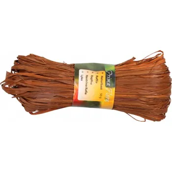 Lýko RAFFIA provaz hnědé 50g