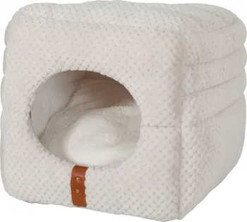 Pelíšek pro kočku Zolux Paloma 2 in 1 Cube 35 cm béžový