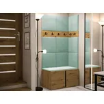 Předsíňová sestava Tavasz I, Barva: dub artisan, Barva látek:: Manila 11 MIRJAN 5903211115325