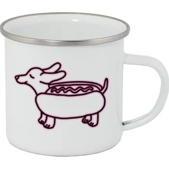 Pánské tričko Plecháček - nerezový lem s potiskem Hot dog