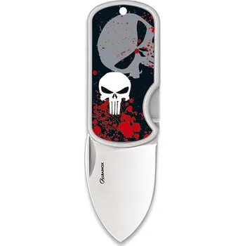 Bojový nůž Albainox Nůž zavírací DOG TAG PUNISHER LEBKA malý