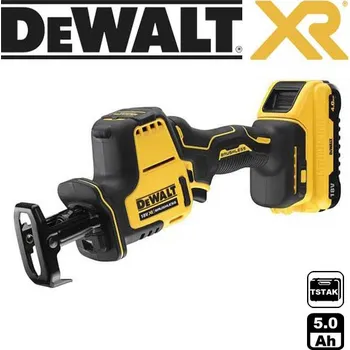 DCS369P2 Aku mečová pila bezuhlíková 18V 2x 5,0Ah Li-Ion, kufr Tstak, DeWALT