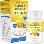 Movit Energy Omega 3 Premium +K2+D3+E tobolky pro normální činnost srdce a mozku 90 cps