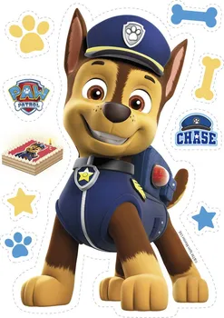 Jedlá dekorace na dort Dekora Paw Patrol Chase fondánový list 21 x 14,8 cm