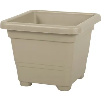 Květináč Květináč čtyřhranný Quadrato - hnědošedý velikost květináče: 32x32x26cm