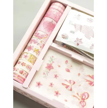 Lepicí páska Set 10 ks washi pásek se samolepkami - Japonská geisha