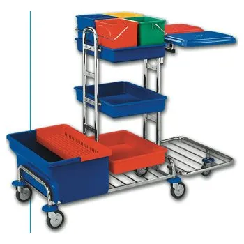 Úklidový vozík Úklidový servisní vozík KOMBI MAXI II DESI P