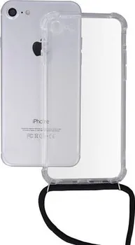Pouzdro na mobilní telefon CPA Pouzdro s popruhem na krk pro Samsung Galaxy A12/M12 čiré