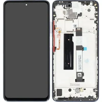 LCD + dotyk + rámeček pro Xiaomi Mi 10T Lite 5G, atlantic grey tarnish ( Service Pack )