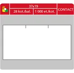 SK Label Cenová etiketa bílá 1000 ks 37 x 19 mm