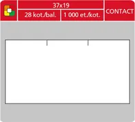 SK Label Cenová etiketa bílá 1000 ks 37 x 19 mm