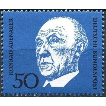 Poštovní známka (1968) MiNr. 557 ** - Německo - Dr. h. c. K. Adenauer (1876-1967)