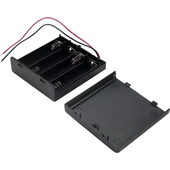 Vývojová deska Držák na čtyři baterie AA s vypínačem SBH-341-1AS