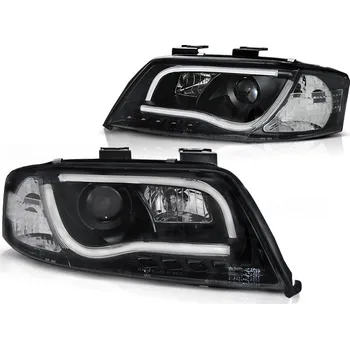 Přední světlomet Tuning Tec Přední světla,AUDI A6 05.97-05.01 LED TUBE LIGHTS černé