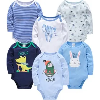 Kojenecký body Kojenecké body - chlapecké mix (6 ks) Varianta: Kombinace 7, Věk: 12-18 měsíců