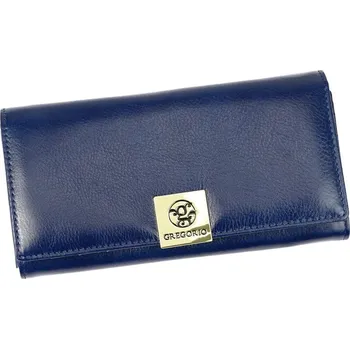 Peněženka Modrá kožená peněženka Gregorio GS-106