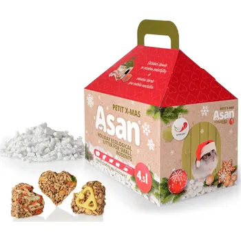 Podestýlka pro hlodavce ASAN Petit Vánoční edice 4,5 l