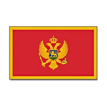 Vlajka PROMEX Vlajka Montenegro Černá Hora 90x150cm č.119