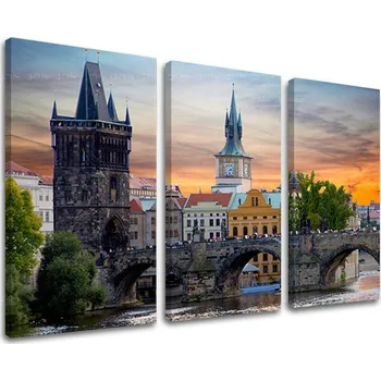 Obraz 3dílná nástěnná malba CZ004E30