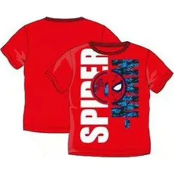 Dětská móda Marvel Spiderman tričko červené dětské Velikost trička: 3 roky (98 cm)