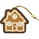 FloraSystem Dekorace perníček, chaloupka, 4ks