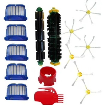 Sada příslušenství pro robotický vysavač Kartáče, hepa filtry a kartáčky pro iROBOT Roomba 671 15ks maxi