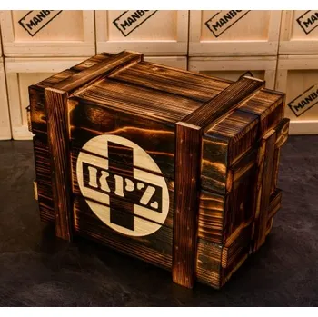 Dárkový potravinový koš Manboxeo.cz - Prázdná bedna KPZ s páčidlem