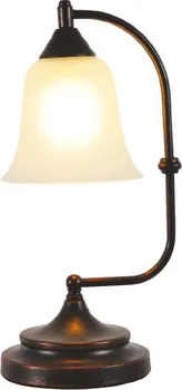 Lampička ACA Lighting Elegant lampička 1xE27 60W černoměděná
