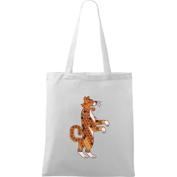 Mayové - zvířata tygr - Taška bavlněná - 42 x 38 cm ( Bílá )