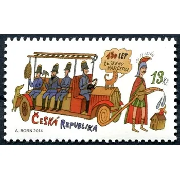 Poštovní známka Česká pošta (2014) č. 801 ** - Česká republika - 150 let českého hasičstva
