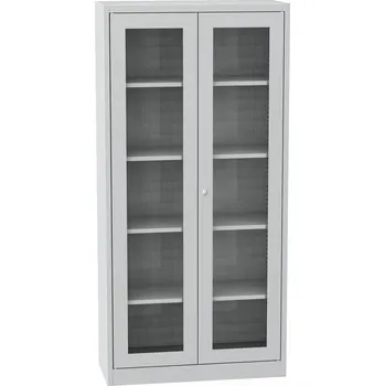 Ocelová skříň SPSS1A, VxŠxH: 1950x950x400 mm, šedá