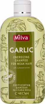 Šampon Milva Garlic energizující šampon pro oslabené vlasy 200 ml