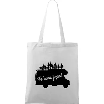 To bude jízda - alkovna - Taška bavlněná - 42 x 38 cm ( Bílá )